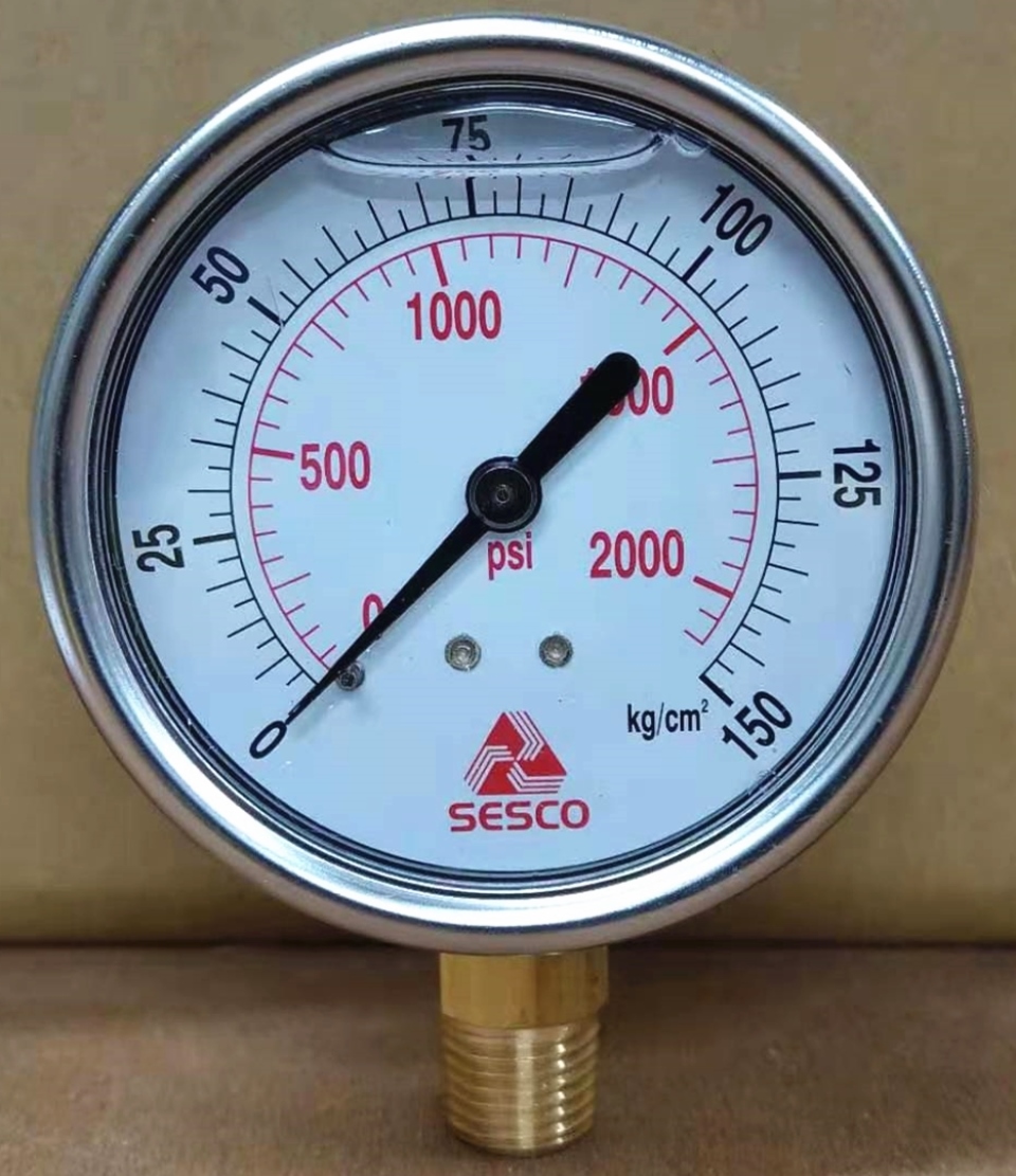 SESCO耐震压力表0-150KG/CM2