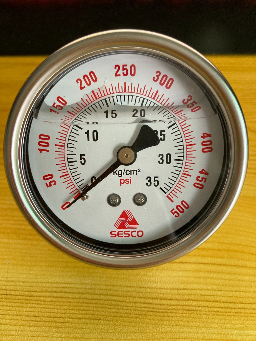 sesco背接耐震压力表63mm介绍